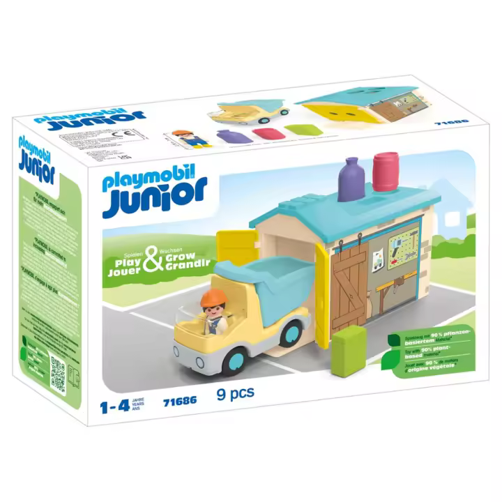 Camión con garaje Playmobil Junior. (71686) - 1