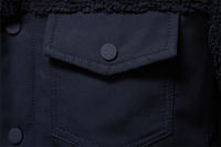 Chaqueta de retales para hombre, chaqueta informal de lana de cordero de alta calidad, talla europea, otoño e invierno, 2024 - details 22