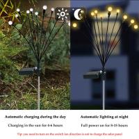 Luz De Luciérnaga Solar Para Jardín 6/8 LED Impermeable Decoración De Paisaje Iluminación Exterior Para Jardinado - details 1