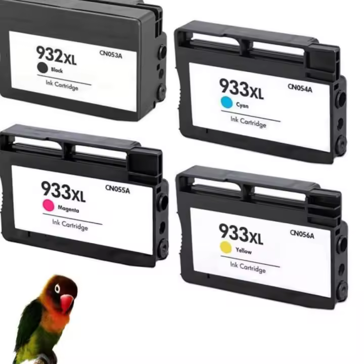 pack 4 tintas HP 932xl/933xl para OfficeJet 6100 6600 6700 7110 7510 7600 7610 7612 - 1