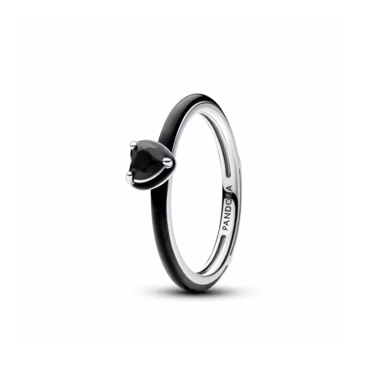 Anillo Pandora ME Corazón Chakra Negro - 193088C01 - 1