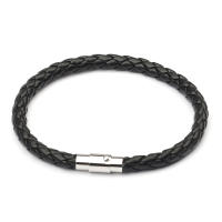 Pulsera De Cuero Para Hombres Y Mujeres Diseño Sencillo Con Botón De Acero Inoxidable Multicolor Regalo De Día De San Valentín Joyería Para Muñeca - details 2