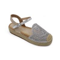 Calzados soraia, Sandalia ganchillo mujer para verano, Sandalia con plataforma de yute, 2024 - details 4