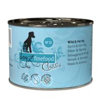Comida Húmeda para Perros con Caza y Arenque, 200g, Pack de 6 Latas - ANIMALUJOS - details 1