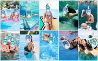Máscara de Snorkel Completa con Montaje de Cámara Vista Panorámica de 180 Grados - details 17