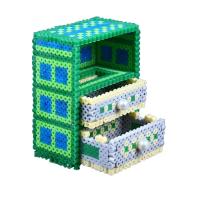 Plantilla De Bolas Hama 5mm Con Papel De Color Plástico Estencil Puzzle De Péguedos Pixel DIY Transparente Para Juguete Educativo Para Niños - details 24