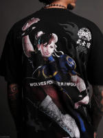 Camiseta De Hombre Con Cabeza De Lobo Y Estilo Hip Hop Para Deportes Y Fitness Camiseta Casual Corta Para Running Y Amantes Unisex - details 7