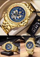 Reloj De Pulsera Mecánico LIGE Para Hombre Lujo Automático Tourbillon Multifuncional Luminoso Resistente Al Agua Con Fecha - details 13
