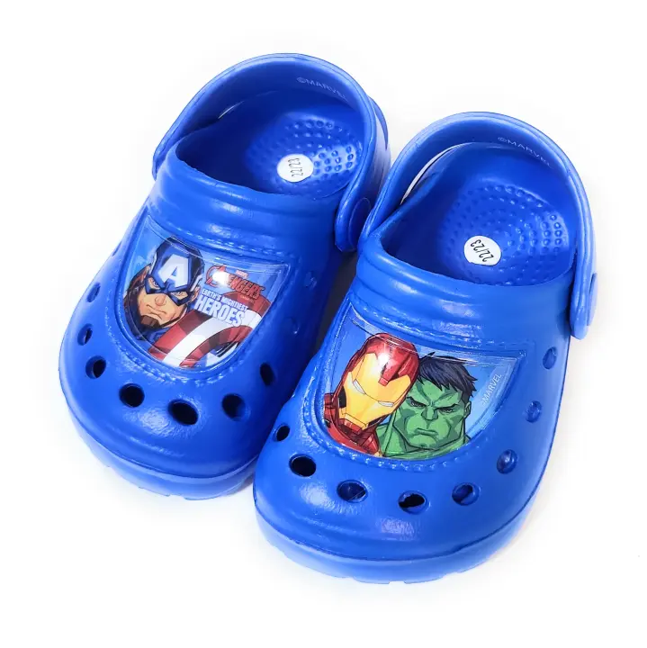 Zuecos Avengers para Niños | Zuecos Marvel Súper-héroes | Zuecos Avengers para Playa o Piscina (Talla 22/23 EU) - 1
