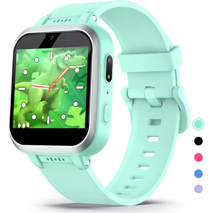 Relojes inteligentes para niños con juegos de rompecabezas Cámara de pantalla táctil de alta definición reproductor de música de vídeo despertador linterna moda regalos de relojes inteligentes para niños 6 - 13 años juguetes para niños y niñas - 1