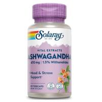 Solaray- ASHWAGANDHA 60 Cápsulas-Ayuda a reducir la ansiedad y el estrés, mejorar el sueño y el rendimiento físico y mental. - details 1