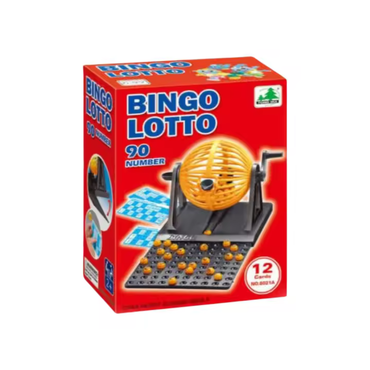 Juego de Bingo Infantil con Ruleta Manual - Incluye 90 bolas numeradas  Juguete educativo para sorteos y premios en fiestas - 1