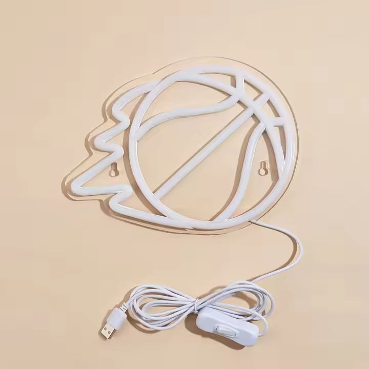 Lámpara De Neón LED Chi-buy Con Baloncesto USB Iluminación Nocturna 3D Para Decoración De Pared Y Game Room Dormitorio Sala De Estar - 1