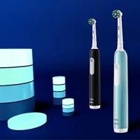 Cepillo eléctrico dientes Oral-B PRO 1 Rosa con cabezal 3DWhite blanqueamiento, cepillo dental oscilante, recargable, 3 Modos Limpieza: Limpieza diaria, Sensible y Blanqueamiento, Sensor de Presión Encías, temporizador 2 min, adulto, color rosa - details 6