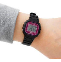 Casio La-20wh-4adf Reloj De Pulsera Digital Para Mujer o Niña. Color Negro y Rosa - details 1