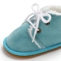 Botitas De Nieve Para Bebé Niño Y Niña Zapatos De Primera Caminata Invierno Algodón Cálido Antideslizante Suela Nuevo Nacido Zapatos Para Cuna - details 12