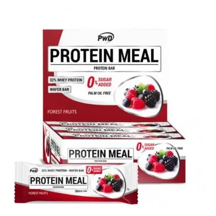 Protein Meal Barritas Frutas Del Bosque 12 Unidades Pwd Nutrition Pwd - 1