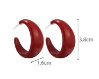 Pendientes Mujer, Pendientes de aro pequeños para mujer, pendientes gruesos, pequeños, Huggie, pendientes de aro pequeños, ligeros y anchos, mejor regalo para madre - details 5