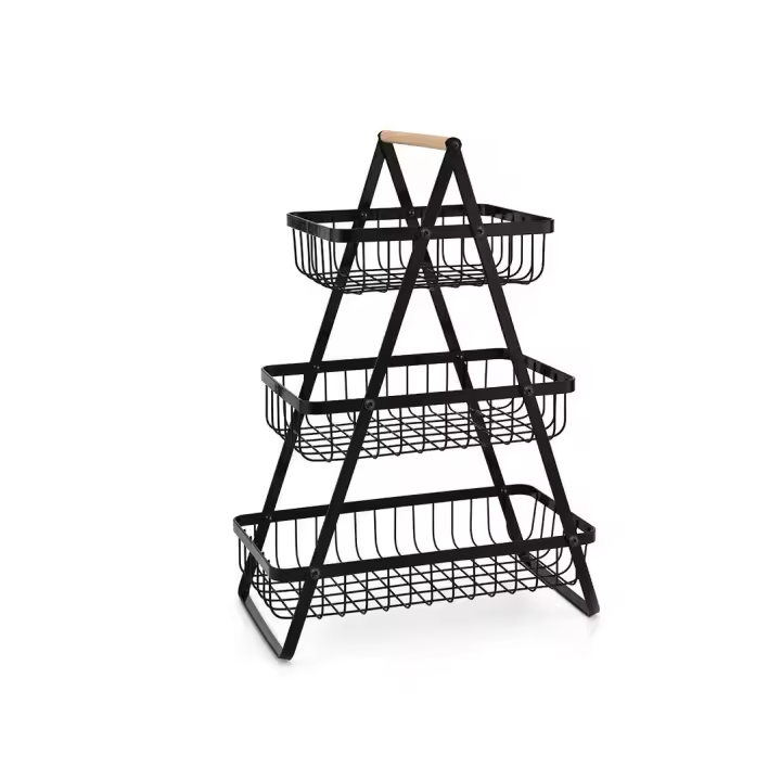 ZYLX SHOPPING – Cesta organizadora metálica Confortime 2 o 3 niveles multiusos para cocina y hogar - 1