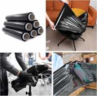 Film Negro de Embalaje para Palets, Mudanzas y Envíos 50cm Resistencia Industrial de Estiramiento (23 micras) - details 2