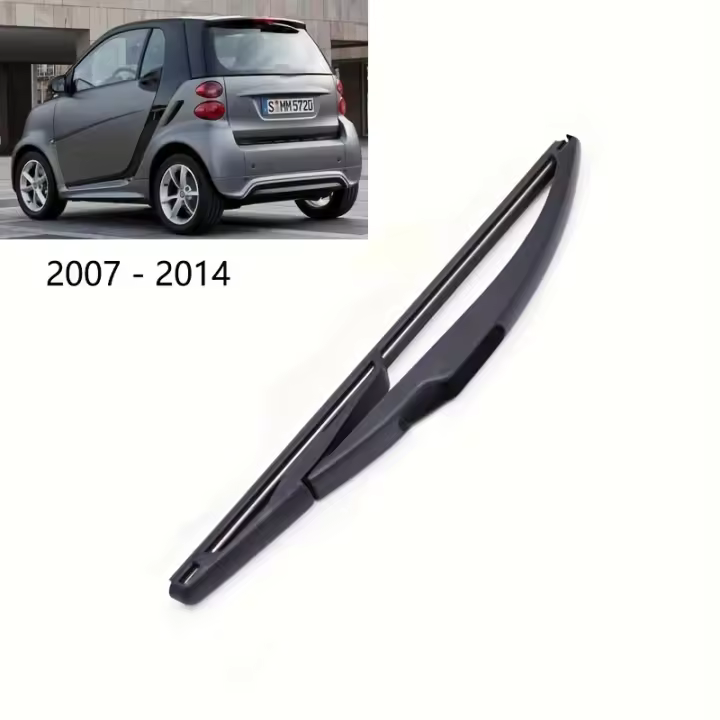 Limpiaparabrisas Trasero 10 Pulgadas Para Smart Fortwo Coupe 451 2007-2014 Limpia Ventanas Traseras Y Tailgate Material De Goma - 1