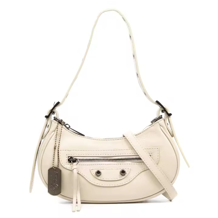 Firenze Artegiani. Andora bolso bandolera mujer. Piel auténtica acabado Dollaro. Vera Pelle Italiana. - 1