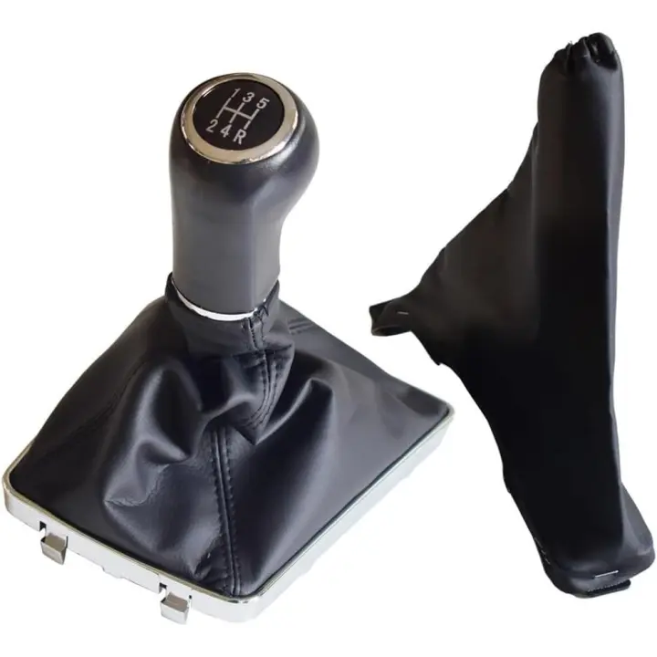 Palanca Velocidad Coche 5 6 Velocidades para AUXHALL para Opel para Astra III H 1,6 2004-2010 Cubierta A Prueba Polvo Manijas Caja Cambios Perilla Cambio Marchas Manual Pomo Palanca Cambios (Color : - 1