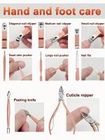 Kit De Manicura Y Pedicura Profesional Para Mujeres Herramientas De Cuidado Incluye Facial Uñas Y Pies Acero Inoxidable - details 6