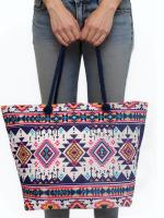MEJORADA KD-2305 Bolso de Playa - Tote Bag Súper Grande 60x40x20CM con Diseño Étnico Colorido, Ideal para Playa, Compras y Vacaciones - details 8