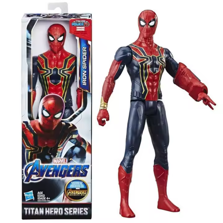 FIGURA TITAN HERO IRON SPIDER VENGADORES AVENGERS MARVEL 30CM - 1