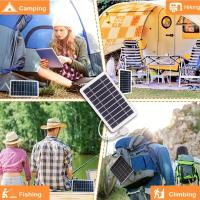 Panel Solar Portátil Compacto Y Ligero Impermeable Para Exteriores Camping Senderismo RV Bolsa De Hombro Y Carga De Emergencia - details 4