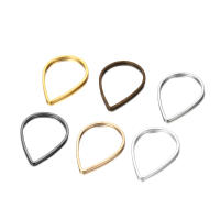 30Pcs Lote Anillos De Salto Teardrop Waterdrop Colores Mixtos Para Fabricación De Joyas Accesorios De Enlace Para Pendientes Y Collares - details 4
