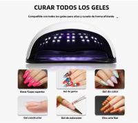 Lámpara Profesional De Uñas 380W 81 LEDs Para Manicura Luz Azul Para Secado De Esmalte De Gel Sin Manos Negras Potencia Grande Para Uñas - details 2