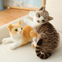 Muñeco De Peluche Siamese Realista Para Decoración Del Hogar Y Regalo Para Niñas Juguetes De Mascotas Corto De Algodón Relleno De Poliéster - details 22