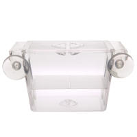 Caja De Cría Y Aislamiento Para Acuarios Divisor De Acrílico Incubador Portátil Para Peces Tanque Colgante Herramienta De Cría De Peces - details 1