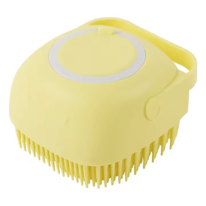 Guantes De Masaje Para Baño De Perro Con Cepillo De Silicona Herramienta De Limpieza Para Mascotas Comb Para Perros Y Gatos Suministros De Peluquería Para Mascotas - 1