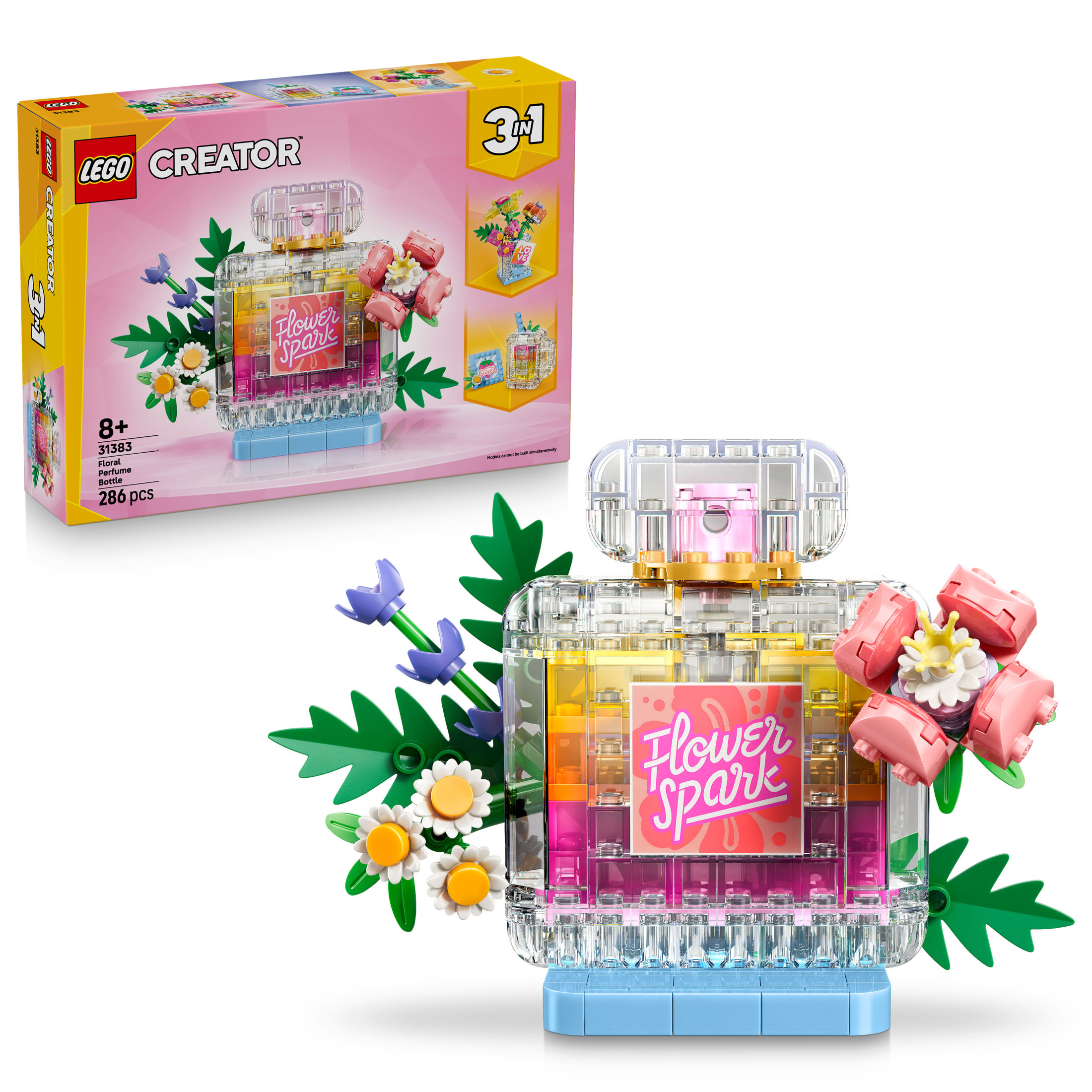 [PREVENTA] LEGO® 31383 Creator 3en1 Frasco Decorativo de Perfume Floral de Juguete