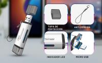 Lector de Tarjetas SD/Micro SD 3.0 - Marca NFMAXONE- Adaptador USB Pendrive Card Reader Compatible con SD/SDXC/SDHC/TF/UHS-I, PC, Teléfonos,Tablets. para iPhone 15/16 Pro MAX, MacBook Air/Pro, Galaxy S25, etc. Nf3 - details 2