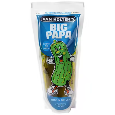 Van Holtens Big Papa Pickle - Hearty Dill Pickel - Pepinillo Gigante - 1