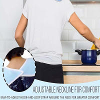 Bib Adulto Absorbente Y Lavable Reutilizable Protector De Ropa Impermeable De Algodón Para Ancianos Discapacitados Hombres Y Mujeres - details 0