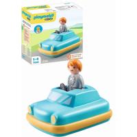Playmobil 123 coche con figura de niño (71323) push & go - details 1