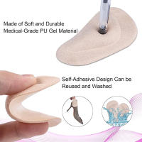 Almohadillas Ortopédicas Para Niños Insertos Para Zapatos Soporte De Arco Ajustable Antideslizante Suave Alivio Del Dolor De Plantar Fasciitis Y Planos Silicona Gel Insoles - details 3