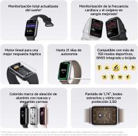 Xiaomi Smart Band 9 Pro Pulsera de Actividad Pantalla AMOLED 1.74" Bluetooth 5.4, GPS, + 150 Modos Deportivos, Vigilancia de la Salud, Colores: Negro, Plata - details 0