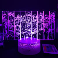 Lámpara Nocturna LED 3D Anime Bleach Para Decoración De Habitación Infantil Luz De Noche Para Niños Regalo Para Estudio - details 0