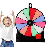 Rueda Del Destino Antideslizante Con Base Y Tablero Acrílico Borrrable Juego De Ruleta De 12 Ranuras Para Mesa Accesorios De Fiesta - details 10