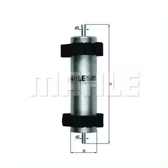 Filtro Combustible Mahle KL 660 - 1