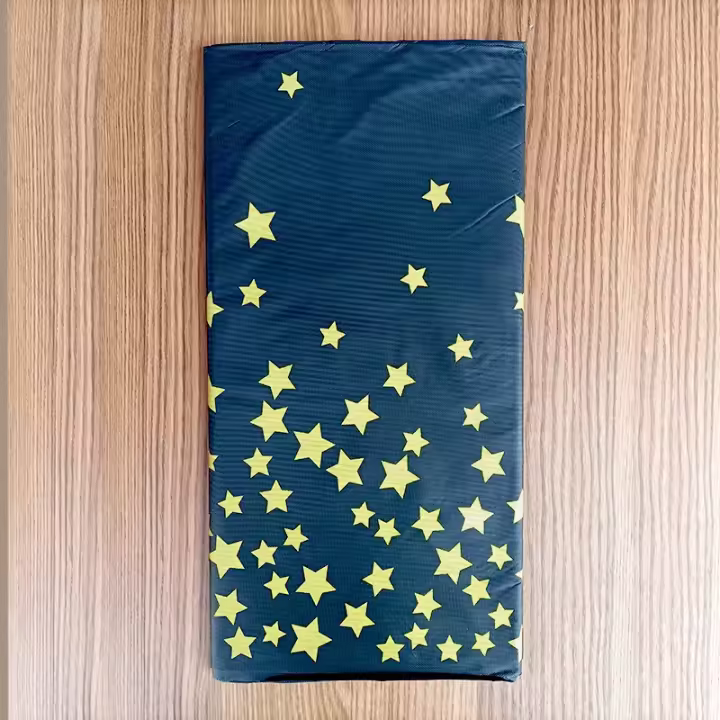 Mantel Desechable Estrellado De 137X274CM Para Fiestas De Cumpleaños Y Bodas Decoración Exterior Para Mesa De Comedor - 1