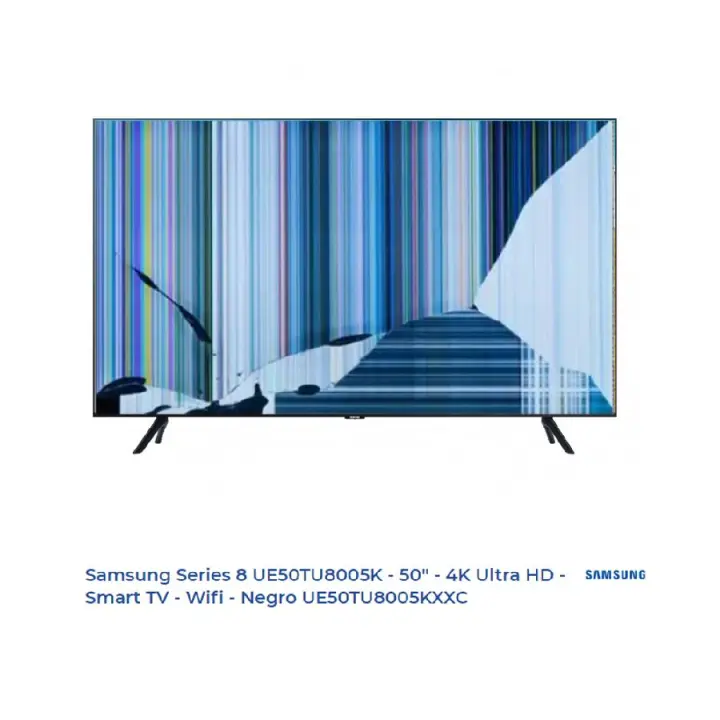 SAMSUNG UE50TU8005KXXC NUEVO, Con pantalla - panel rota, para despiece. SIN MANDO A DISTANCIA. - 1
