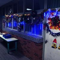Luces De Cadena LED Para Decoración Navideña Al Aire Libre Impermeables Meteor Showers 8 Tubos 30cm/50cm Con Enchufe EU/US/AU/UK - details 7