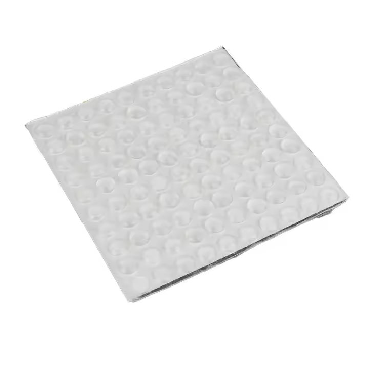 100 Unids Autoadhesivo Pies de Silicona Semicírculo Parachoques Puerta Muebles Pad 8x2,5mm - 1